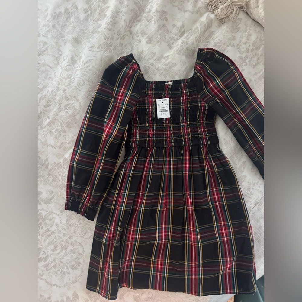 Plaid Long Sleeve Dress